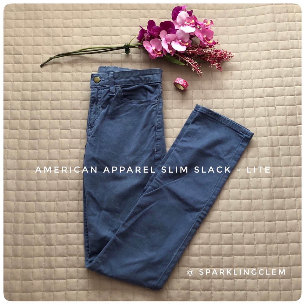 American Apparel Slim Slack Lite 28
